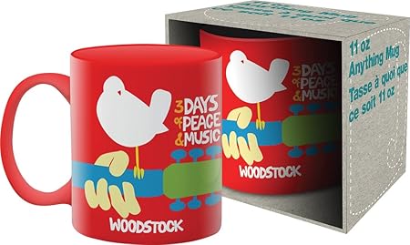 Woodstock Peace And Love Boxed Mug (11Oz)