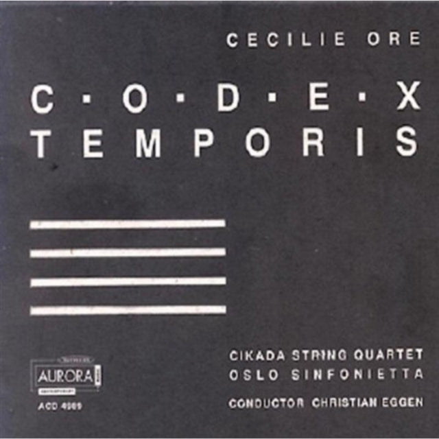 Codex Temporis (Cikada String Quartet, Oslo Sinfonietta)