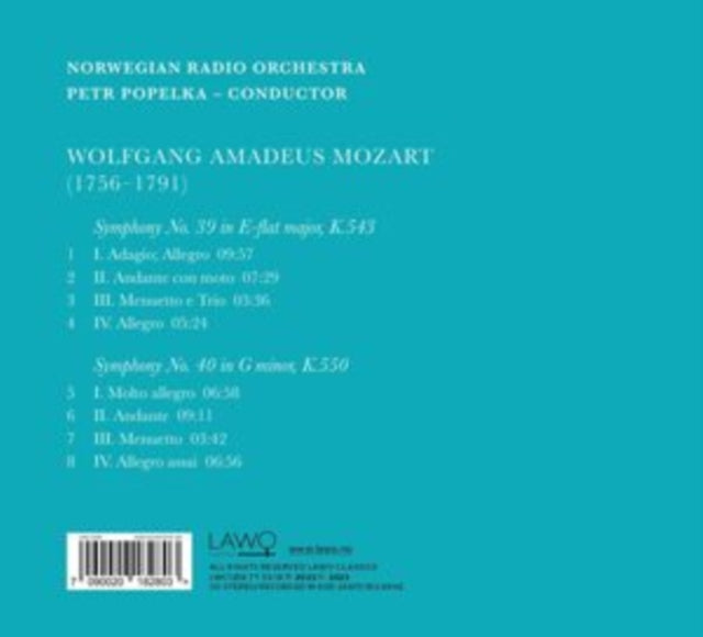 W.A. Mozart: Symphonies Nos. 39 & 40