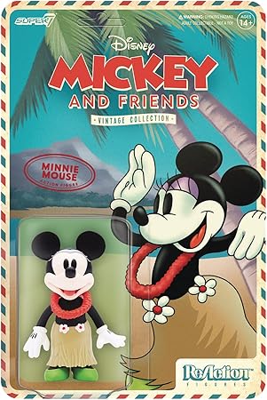 Disney Reaction Figures - Vintage Collection Wave 2 - Minnie Mouse (Hawaiian Holiday)