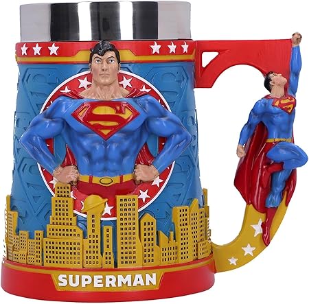 Superman Man Of Steel Tankard 15.5cm