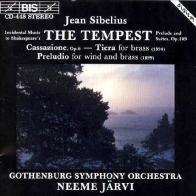 Tempest, The, Prelude & Suites Op. 109 (Jarvi, Goteborgs So)