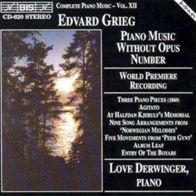 Piano Music Without Opus Number (Derwinger)
