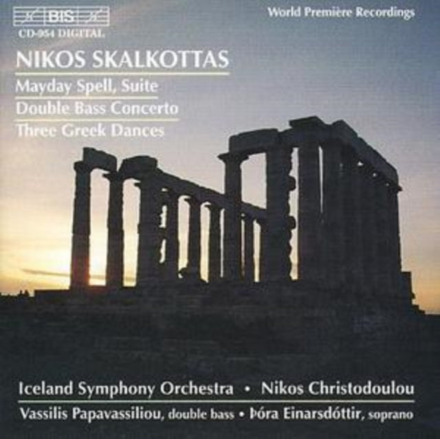 Mayday Spell, Double Bass Conc., 3 Greek Dances (Iceland So)