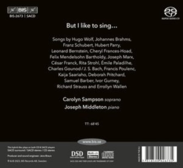 But I Like to Sing...