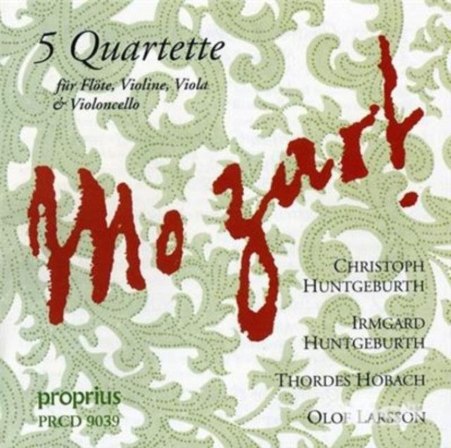 Five Flute Quartets (Huntgeburth, Hobach, Larsson)
