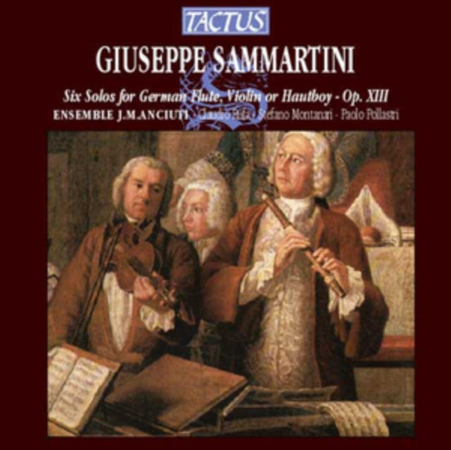 Giuseppe Sammartini: Six Solos for German Flute, Violin...