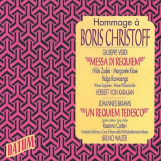 Hommage À Boris Christoff