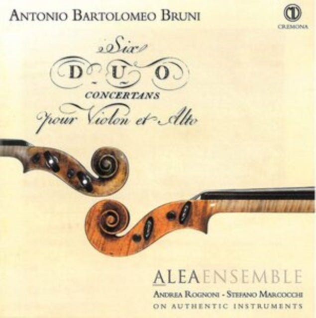 Antonio Bartolomeo Bruni: Six Duo Concertans Pour Violon Et Alto