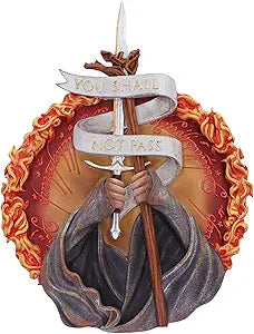Lord Of The Rings You Shall Not Pass Wall Plaque