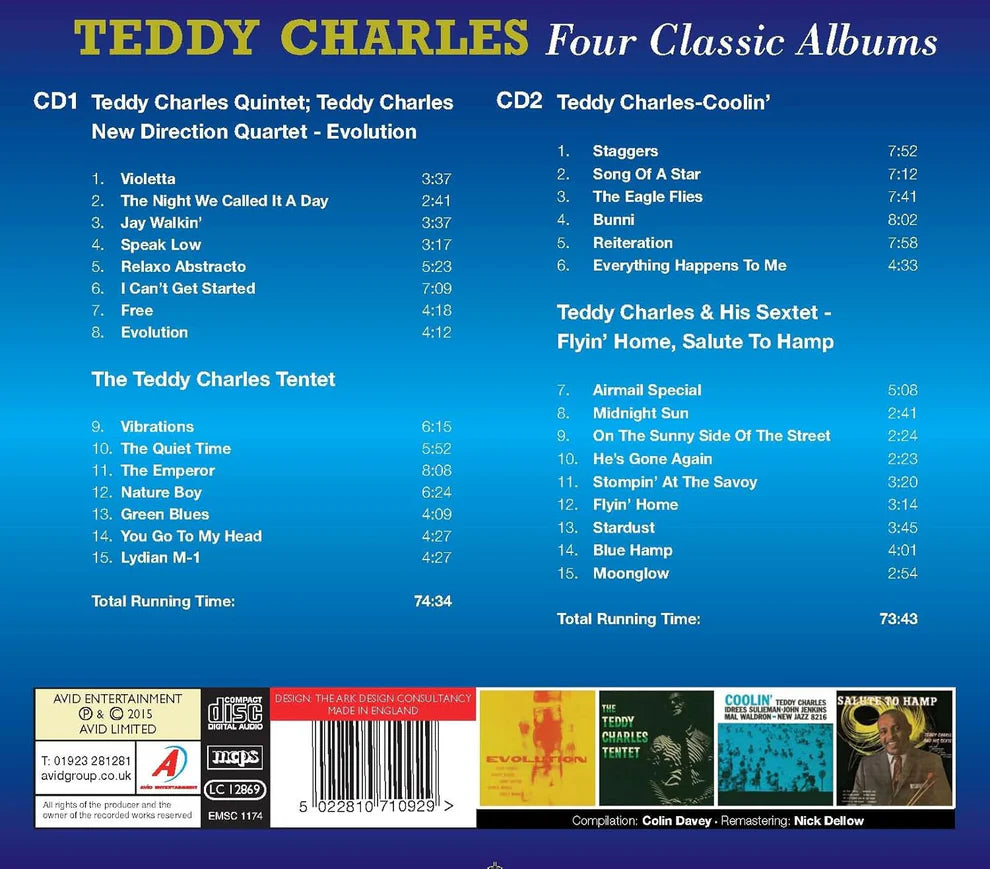 Four Classic Albums (Evolution / Tentet / Coolin / Flyin Home. Salute To Hamp)
