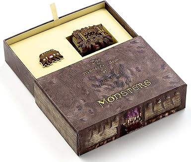 Harry Potter Monster Book Gift Box With Monster Book Keyring And Pin Badge