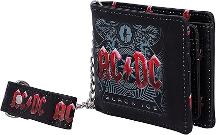 AC/DC Black Ice (Embossed Wallet With Chain)
