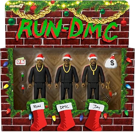 Run Dmc Reaction Figures Wave 2 - Holiday 3 Pack