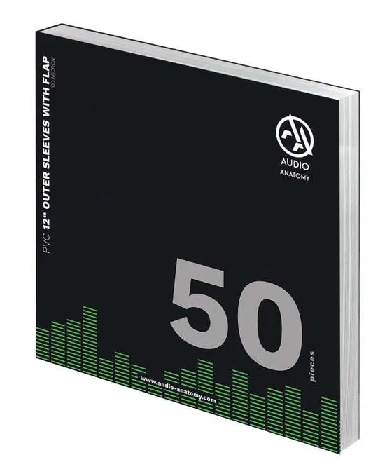 50X 12Inch Pvc With Flap Outer Sleeves (100 Micron)