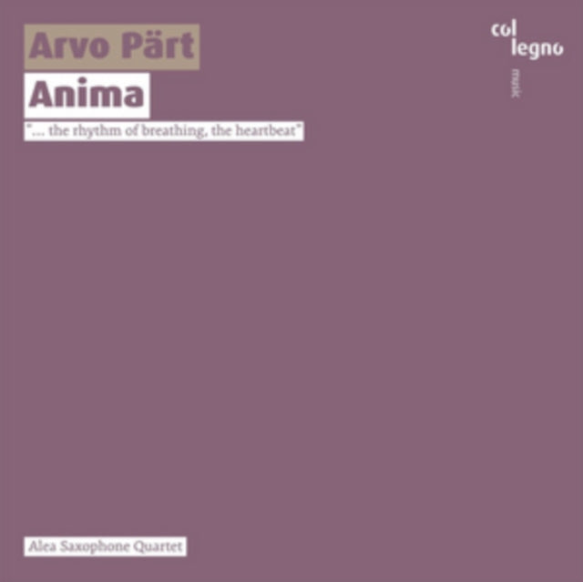 Arvo Pärt: Anima