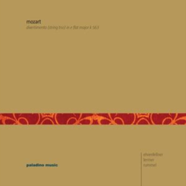 Mozart: Divertimento (String Trio) in E Flat Major, K563