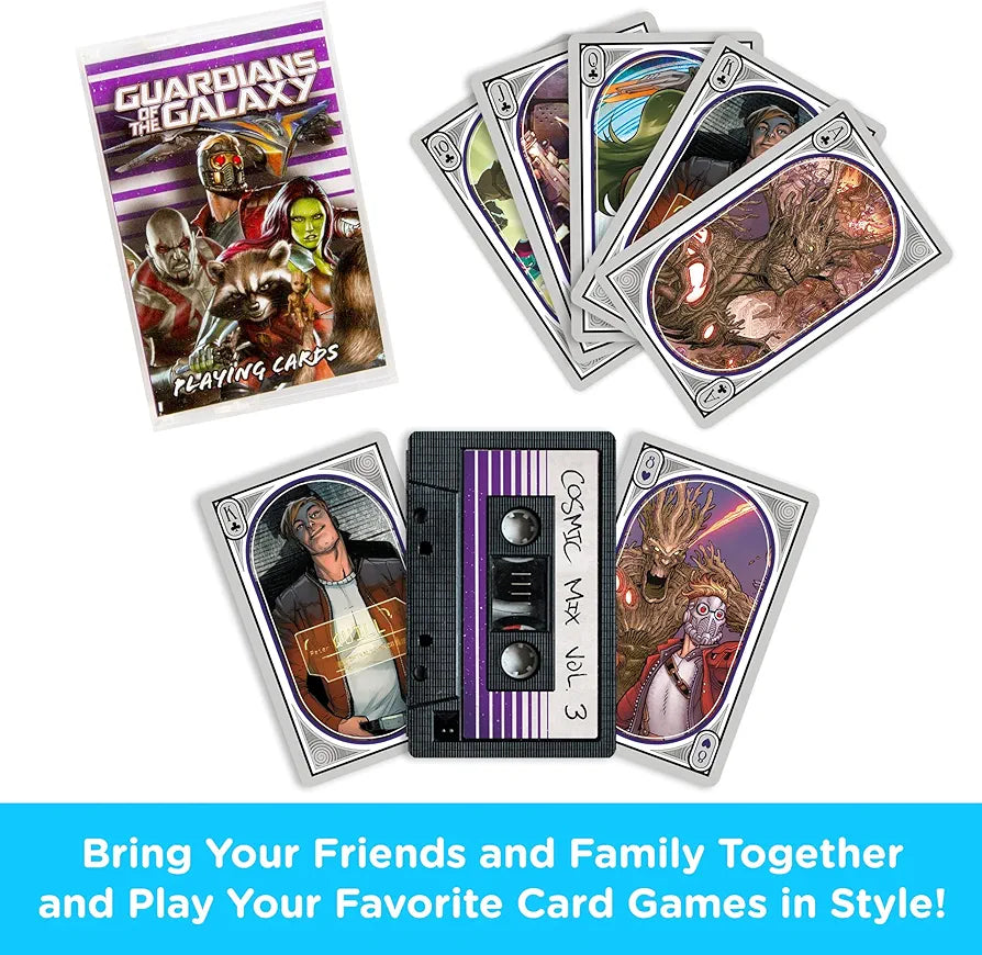 Marvel Guardians Of The Galaxy Cassette Playing Cards