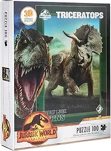 Jurassic World - Triceratops 3D Jigsaw Puzzle