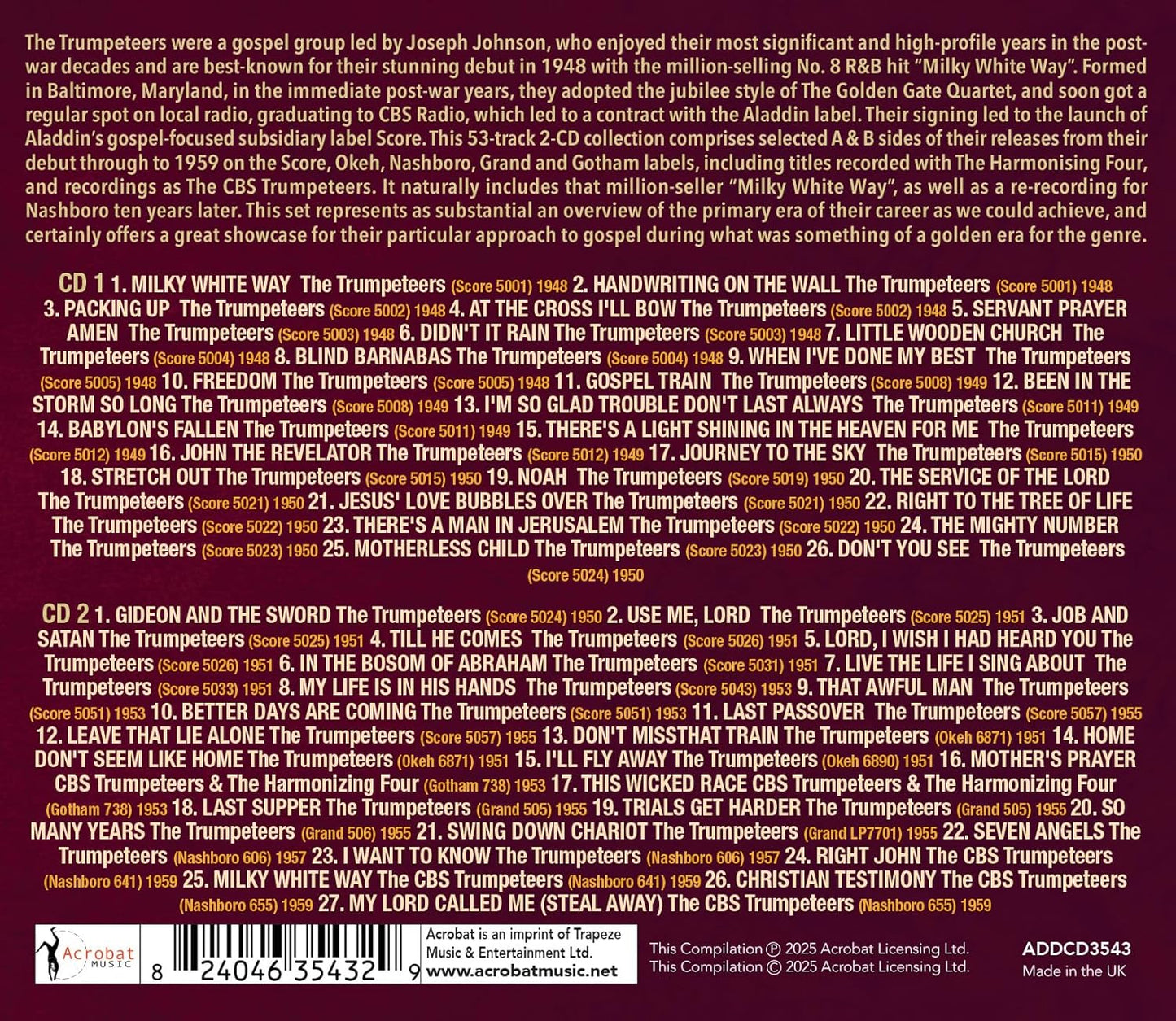 The Golden Decade- The Singles & Albums Collection 1948-59