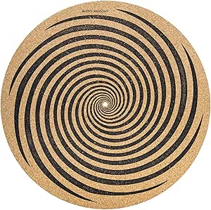 Spiral Slipmat Cork - Diameter: 295 Mm - Thickness: 3Mm - Audio Anatomy
