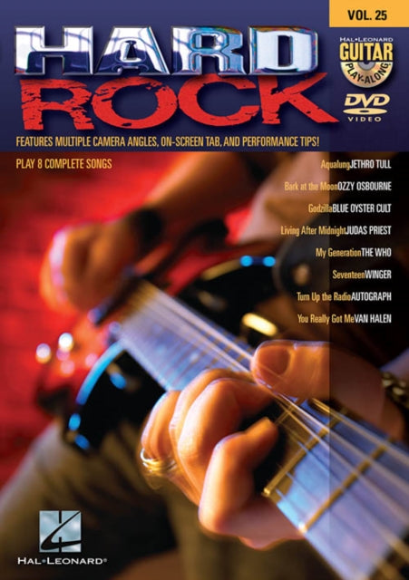 Guitar Playalong Dvd Volume 25 Hard Rock
