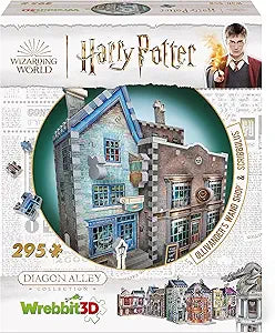Harry Potter Diagon Alley Collection: Ollivanders & Scribbulus (295Pc) 3D Jigsaw Puzzle