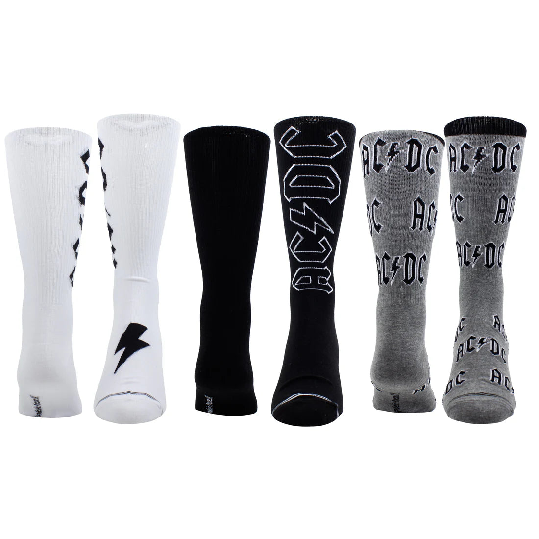 Ac/Dc Socks 3 Pack In Gift Box (One Size)