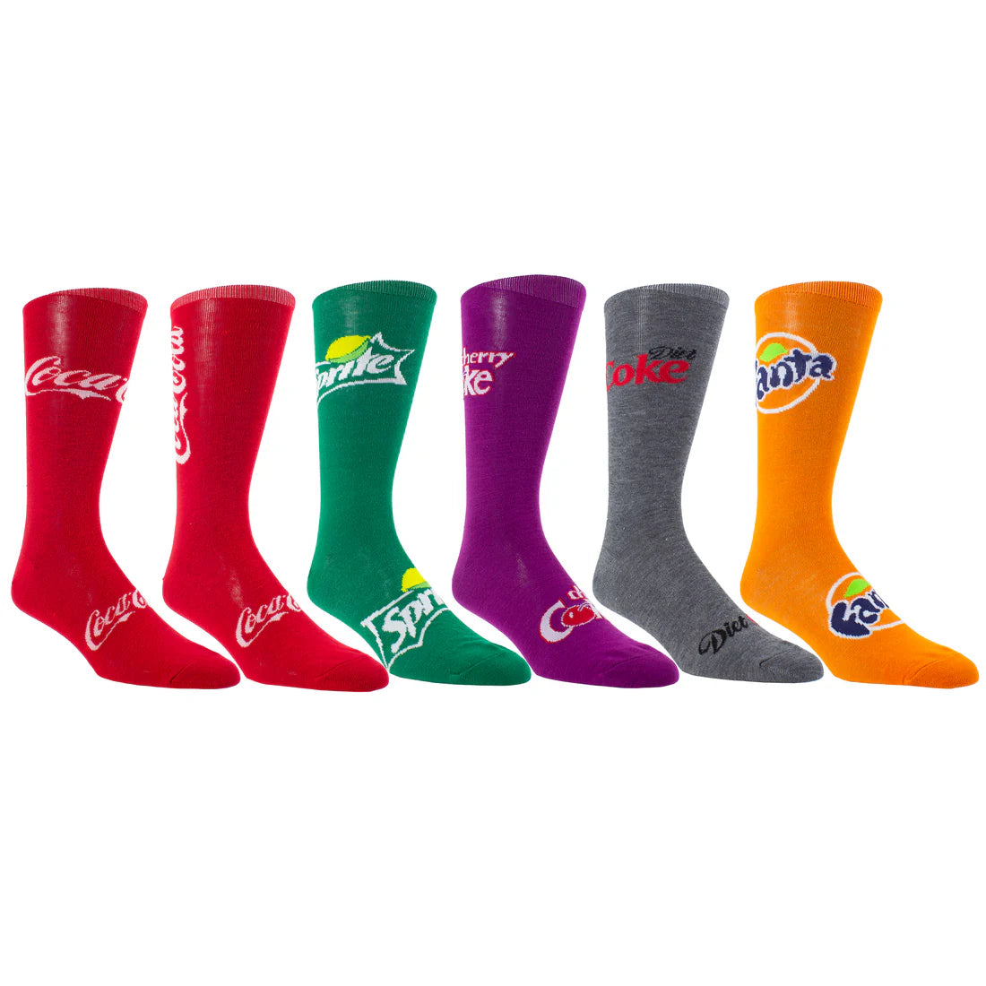 Coca Cola Giftbox Vending Machine 6 Pack Socks (One Size)