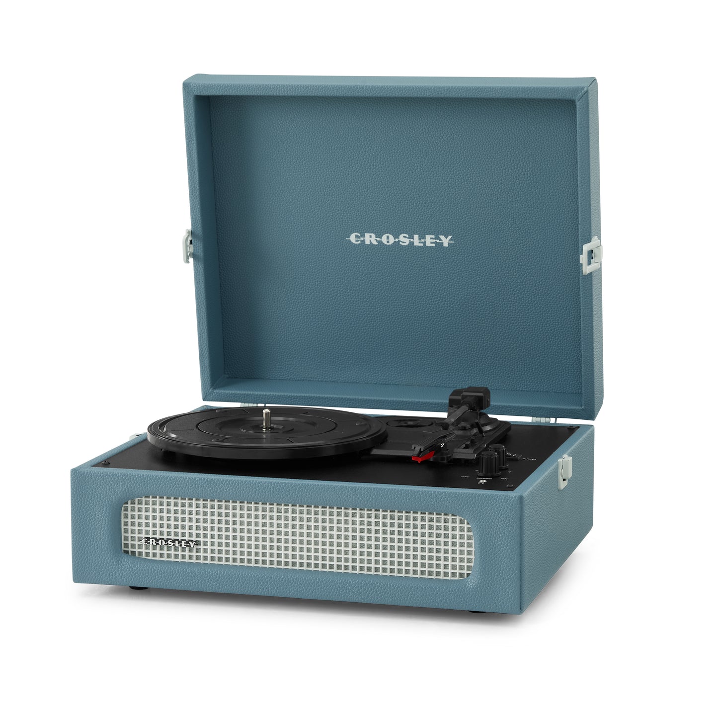 Voyager Portable Turntable (Washed Blue)- Now With Bluetooth Out