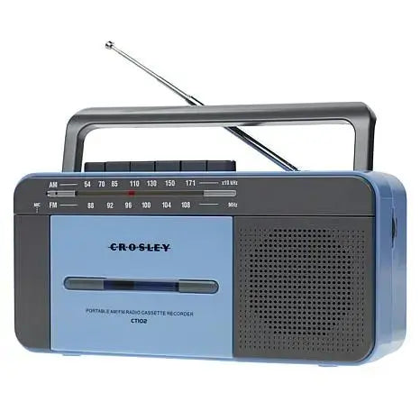 Ct102 Cassette Player (Blue/Grey) (UK Adapter)