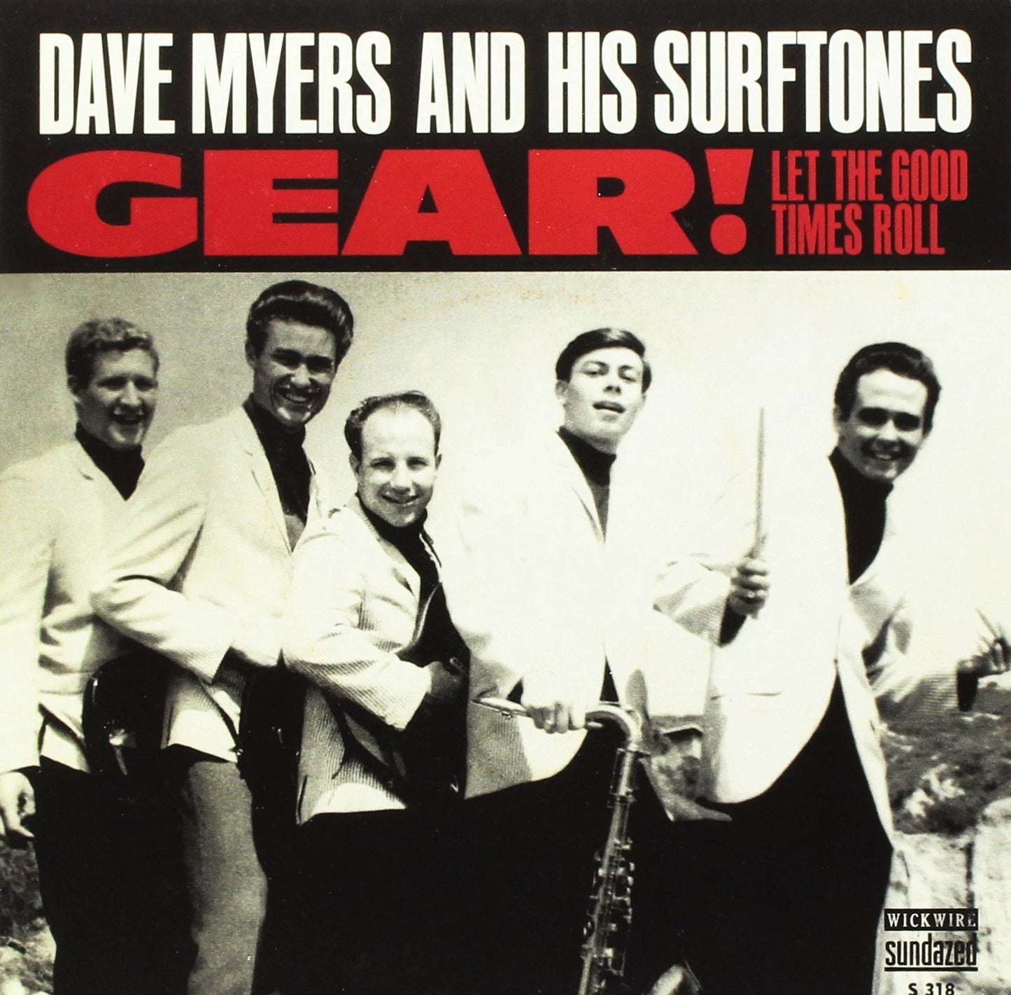 Dave Myers and His Surftones Gear! Let The Good Times Roll RED VINYL