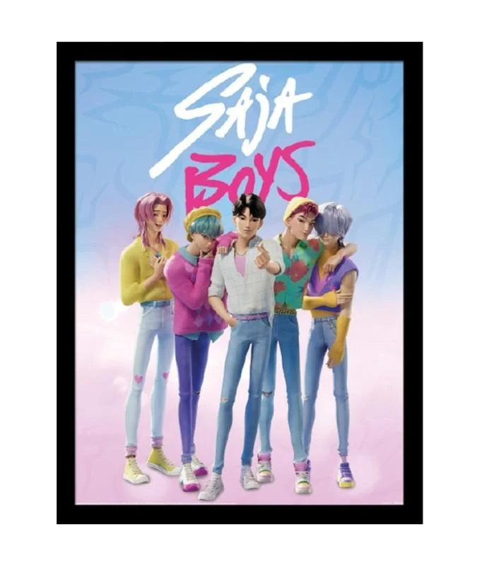 K-Pop Demon Hunters (Saja Boys) Framed Collector Print