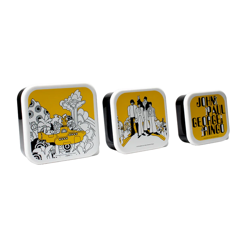 Snack Boxes Set Of 3 - The Beatles (Yellow Submarine)