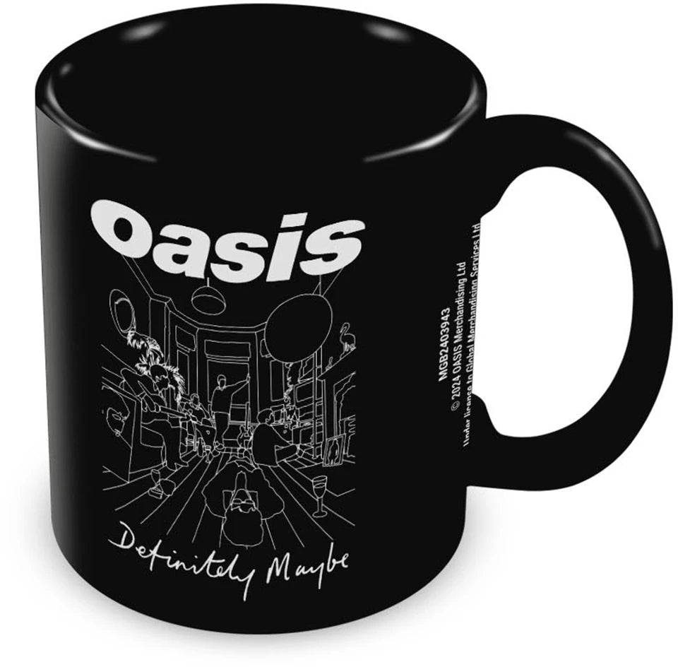 Oasis (Definitely Maybe) Black Pod Mug