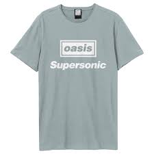 Oasis Supersonic Title Amplified Vintage Strange Blue XX Large T Shirt