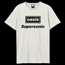 Oasis Supersonic Titl Amplified Vintage White Xx Large T Shirt