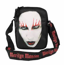 Marilyn Manson Crossbody Bag - Red Lips