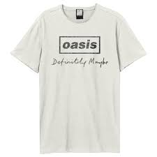 Oasis Definitely Maybe Distressed Vintage White X Large