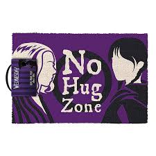 Wednesday - No Hug Zone Doormat
