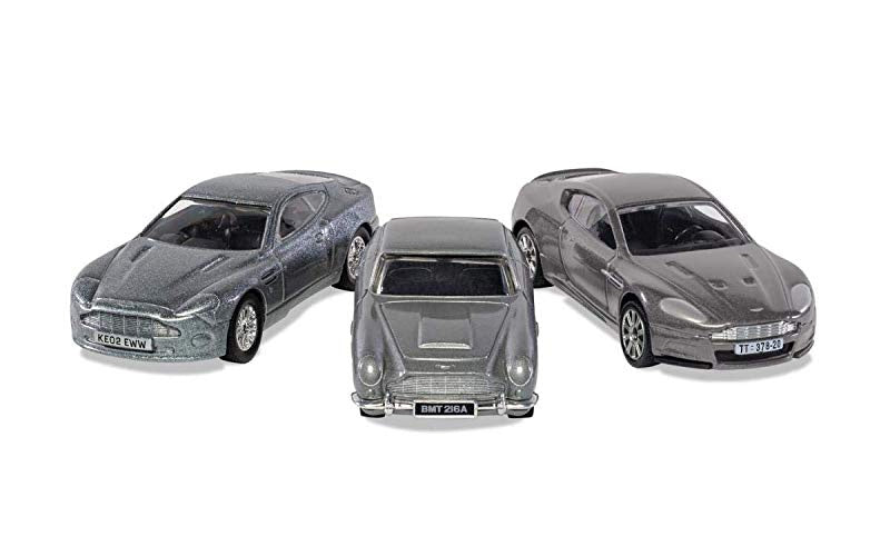 James Bond Aston Martin Collection (V12 Vanquish. DB5. DBS) Die Cast Set