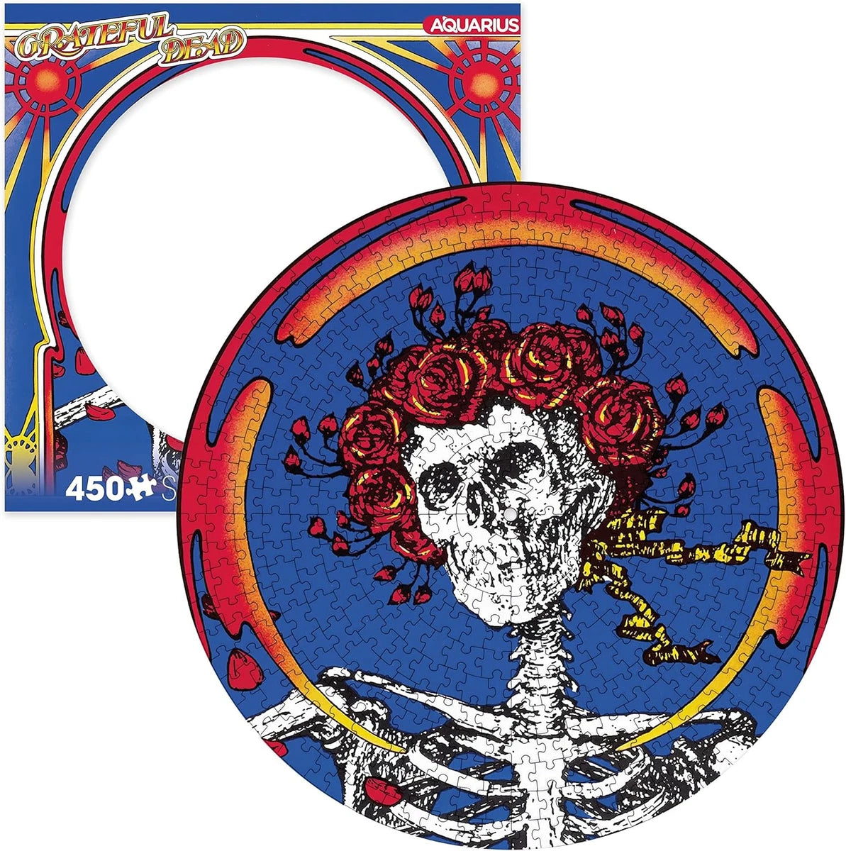 Grateful Dead Skull & Roses 450Pc Picture Disc Puzzle