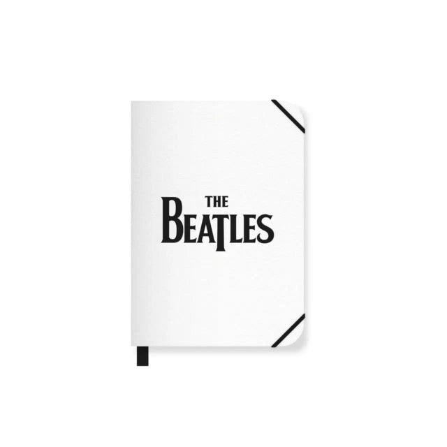 A6 Notebook (Softcover) - The Beatles (Logo) White