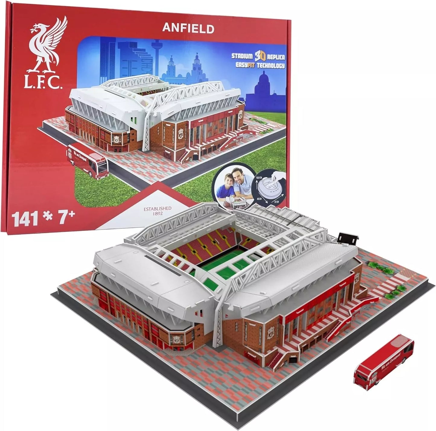 Liverpool Anfield 3D Stadium Puzzle (Updated For 2024)