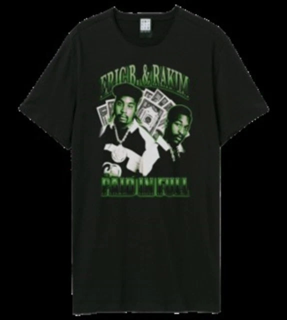 Ericb & Rakim - Paid In Full Amplified Vintage Black Small T Shirt