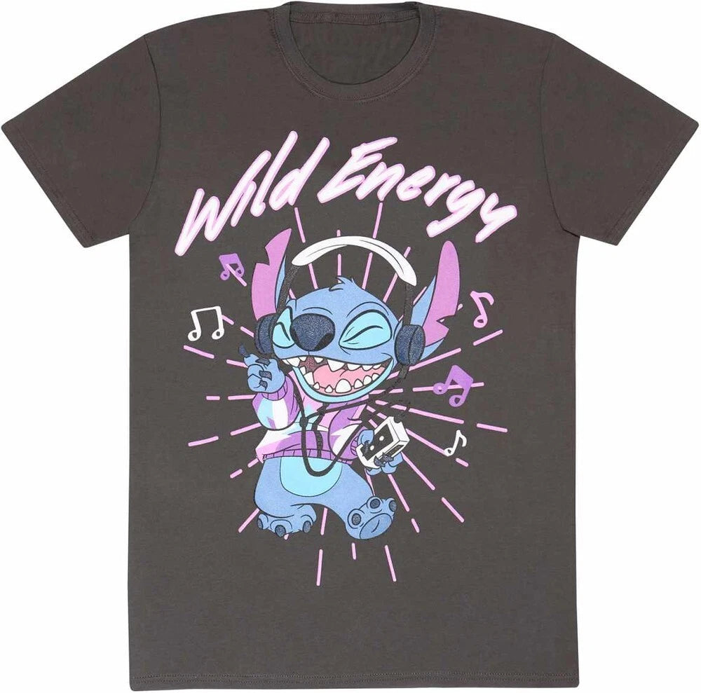 Disney Stitch - Wild Energy T Shirt (Small)