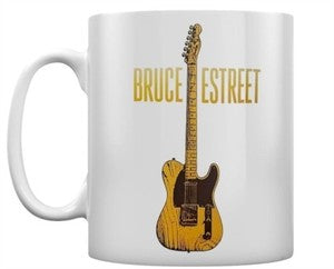 Bruce Springsteen (Guitar) White Pod Mug