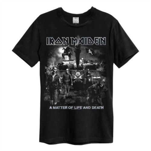 Iron Maiden - Life Or Death Amplified Vintage Black Small T-Shirt