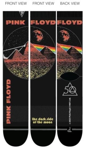 Pink Floyd The Dark Side 50 Years Socks (One Size)