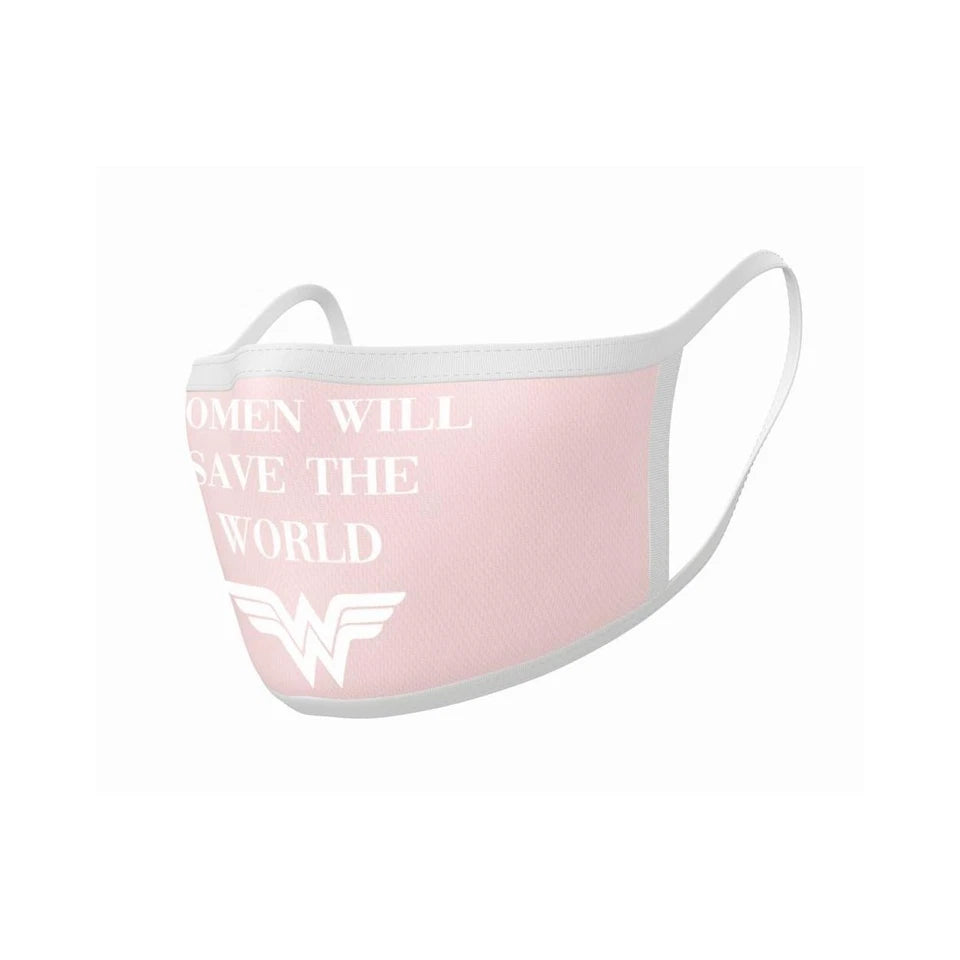 Wonder Woman Save The World Face Covering (Pack Of 2)